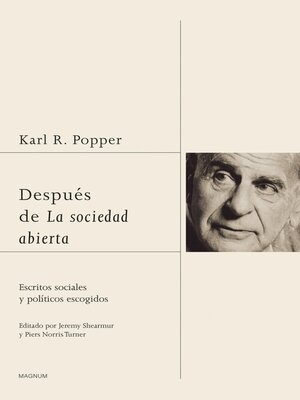 cover image of Después de La sociedad abierta